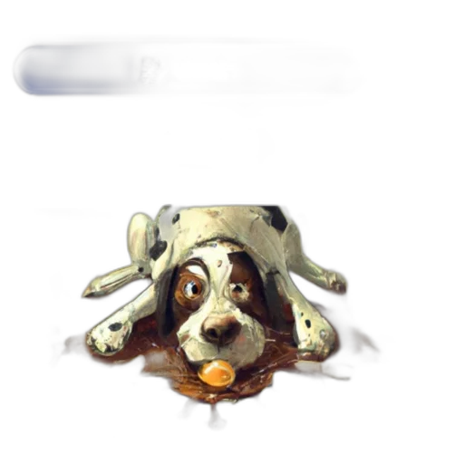 creature, animal, robot, mask, concept art, 3d render, watercolor, fantasy art transparent PNG cut-out