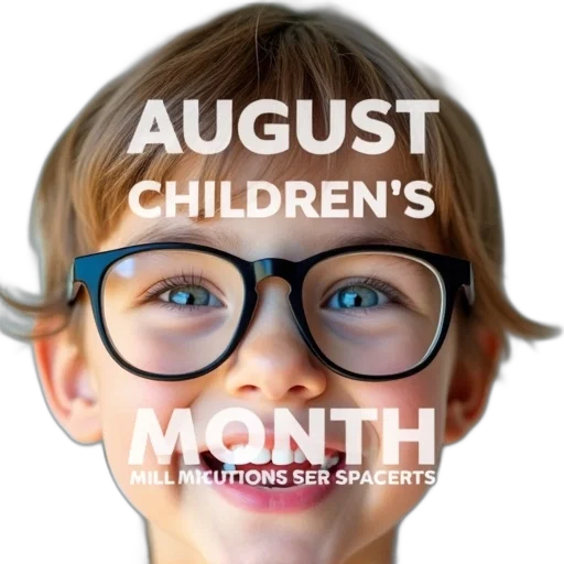 first, image, shows, close-up, child, face, glasses, text transparent PNG cut-out