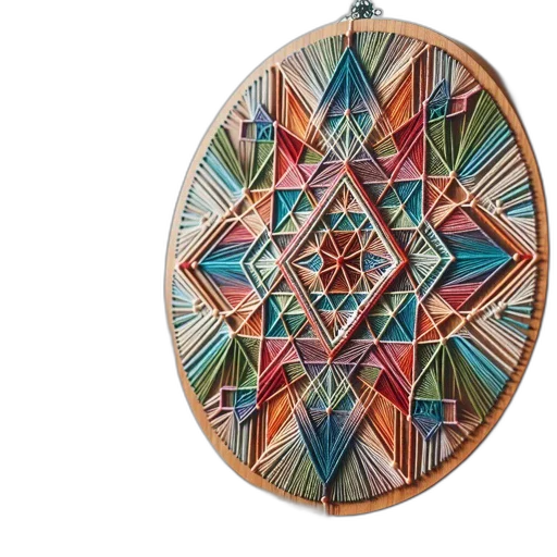 jewelry, geometric, design, inspired, mandalas, blue, red, green transparent PNG cut-out