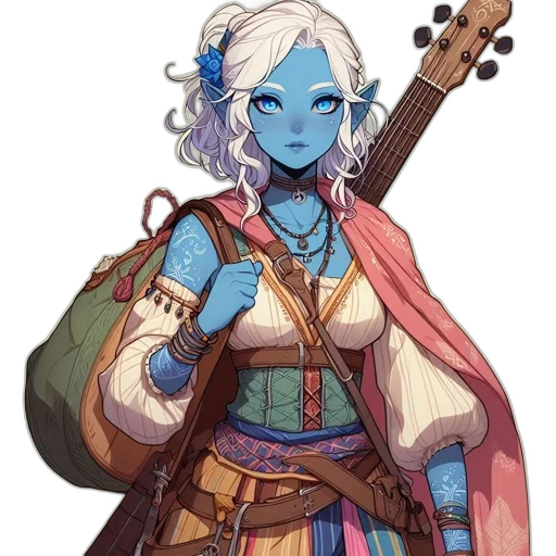 staff, fantasy art, concept art, pixel art, anime, blue, pastel, elfin transparent PNG cut-out