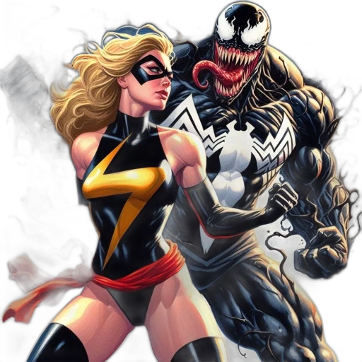 comic book art, concept art, fantasy art, cartoon, female, character, lightning, bolt transparent PNG cut-out