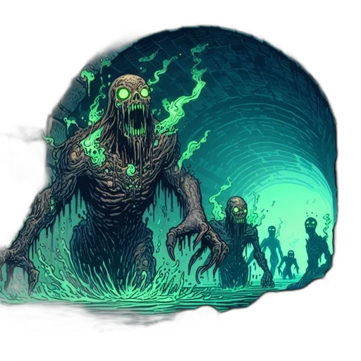 creature, mask, concept art, fantasy art, comic book art, pixel art, underwater, fog transparent PNG cut-out