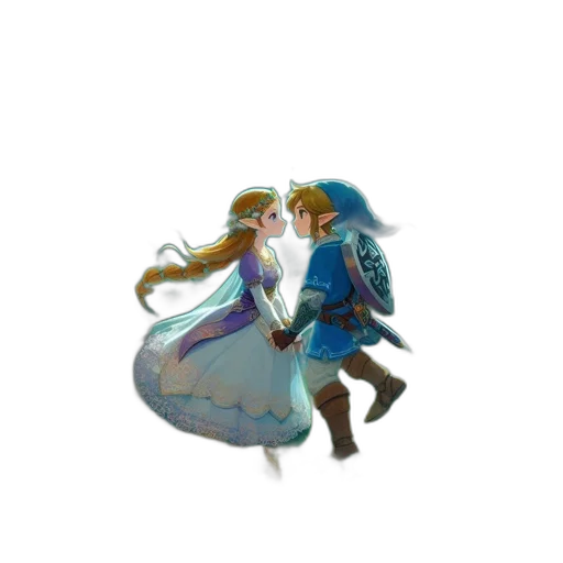 dress, sword, pixel art, concept art, fantasy art, watercolor, underwater, fog transparent PNG cut-out