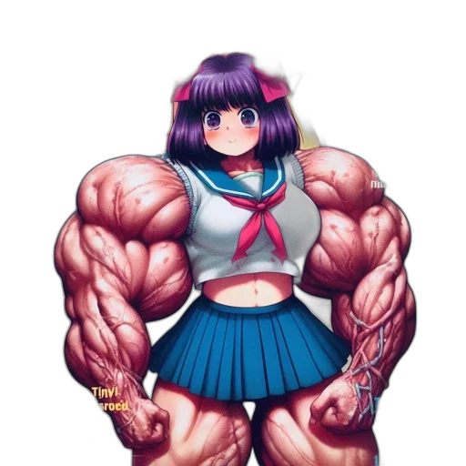 weapon, dress, animal, creature, anime, concept art, vaporwave, pixel art transparent PNG cut-out