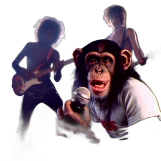 animal, concept art, photorealistic, 3d render, cartoon, chimpanzee, wears, shirt transparent PNG cut-out