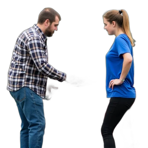 staff, jacket, robot, concept art, fire, man, plaid, shirt transparent PNG cut-out