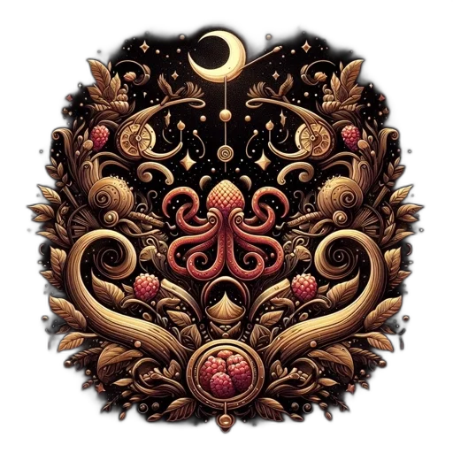 mask, crown, jewelry, staff, fantasy art, concept art, 3d render, pixel art transparent PNG cut-out