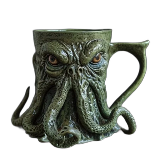 mask, creature, face, 3d render, photorealistic, concept art, fantasy art, green transparent PNG cut-out