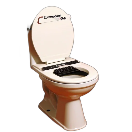 furniture, robot, unusual, setup, features, bathroom, toilet, transformed transparent PNG cut-out