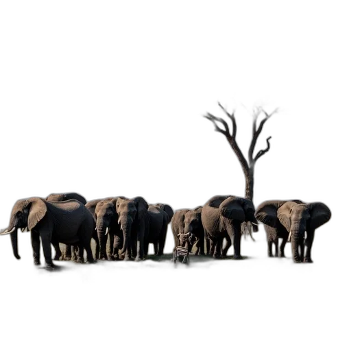 animal, tree, furniture, creature, concept art, 3d render, fantasy art, photorealistic transparent PNG cut-out