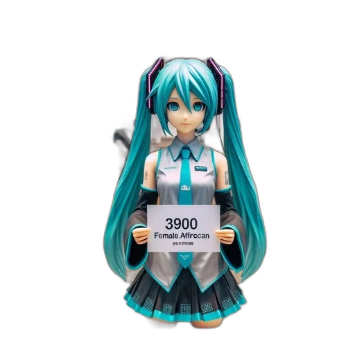 weapon, robot, dress, staff, 3d render, anime, vaporwave, concept art transparent PNG cut-out