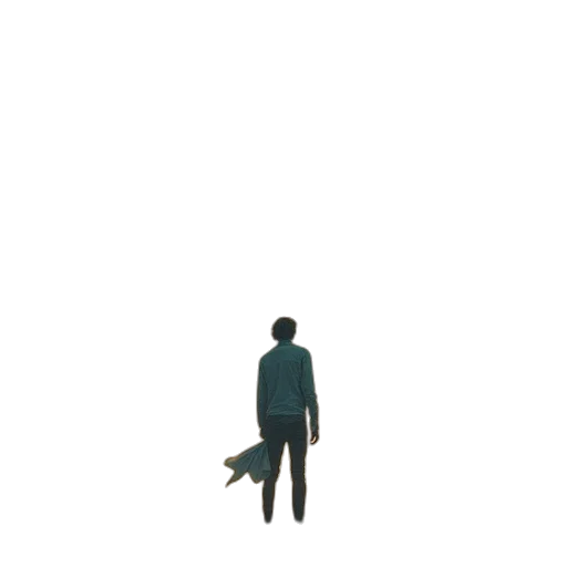 robot, staff, jacket, animal transparent PNG cut-out