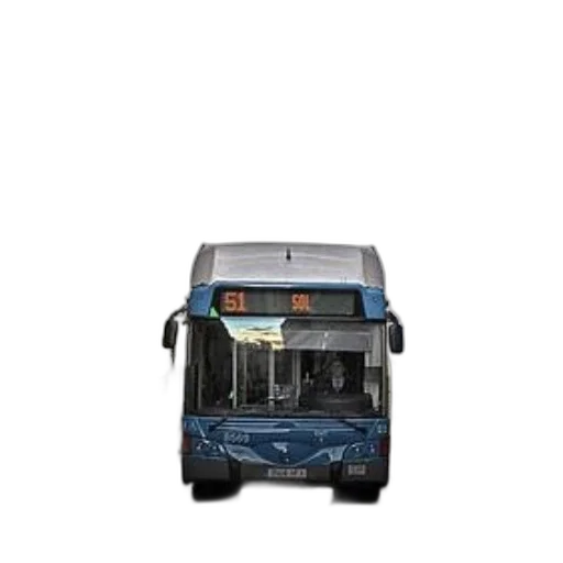car, photorealistic, 3d render, pixel art, concept art, blue, city, bus transparent PNG cut-out