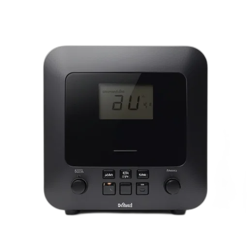 black, electronic, device, digital, display, buttons, shown, front transparent PNG cut-out
