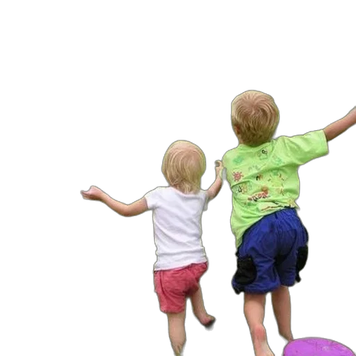 umbrella, 3d render, photorealistic, oil painting, two, children, play, giant transparent PNG cut-out