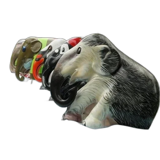 jewelry, mask, animal, shoes, 3d render, photorealistic, concept art, elephant transparent PNG cut-out