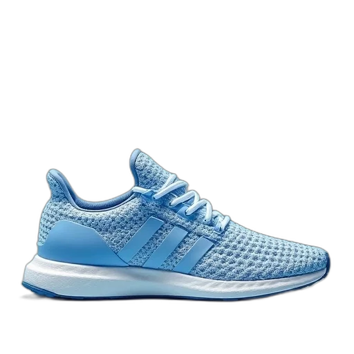 shoes, blue, pastel, adi transparent PNG cut-out