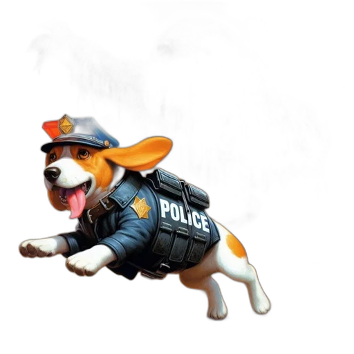 staff, animal, jacket, hat, concept art, photorealistic, watercolor, pixel art transparent PNG cut-out
