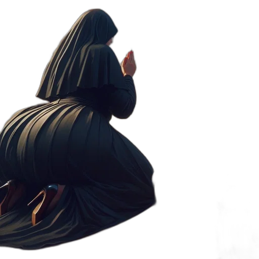 dress, hair, crown, creature, concept art, 3d render, fantasy art, photorealistic transparent PNG cut-out