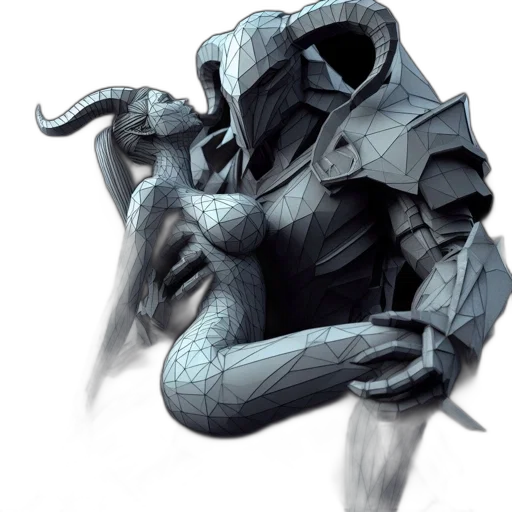 dragon, creature, mask, robot, concept art, fantasy art, 3d render, comic book art transparent PNG cut-out