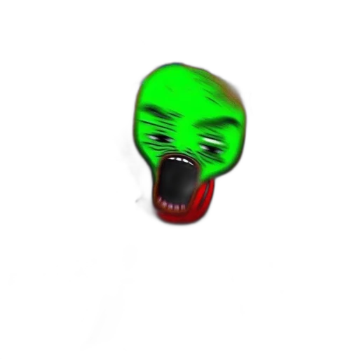 mask, creature, face, animal, 3d render, pixel art, photorealistic, concept art transparent PNG cut-out
