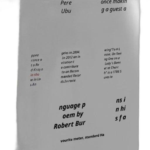 bottle, robot, poster, pere, ubu, guest, appearance, red transparent PNG cut-out