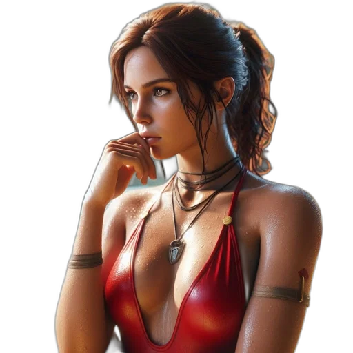 jewelry, dress, staff, concept art, fantasy art, photorealistic, cyberpunk, fire transparent PNG cut-out