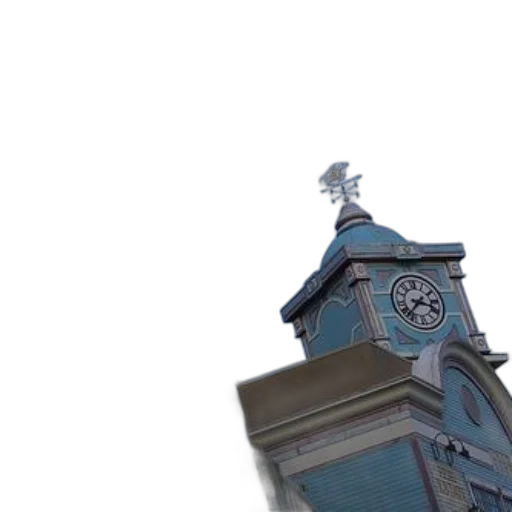 building, robot, crown, staff, 3d render, photorealistic, vaporwave, concept art transparent PNG cut-out