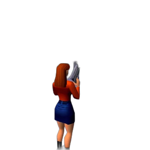 dress, staff, weapon, shoes, 3d render, pixel art, concept art, photorealistic transparent PNG cut-out