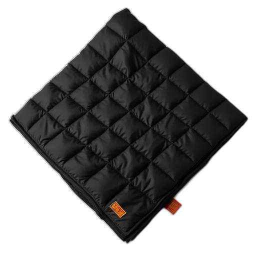 jacket, umbrella, dark, monochrome, black, quilted, blanket, diamond transparent PNG cut-out