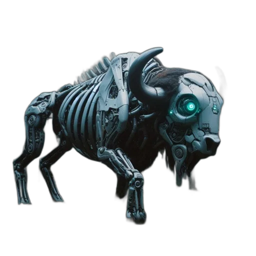 animal, creature, dragon, robot, concept art, 3d render, fantasy art, metallic transparent PNG cut-out