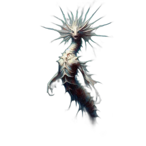 creature, hair, staff, dragon, concept art, fantasy art, 3d render, pixel art transparent PNG cut-out