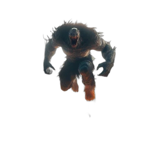 creature, animal, staff, mask, concept art, 3d render, fantasy art, pixel art transparent PNG cut-out