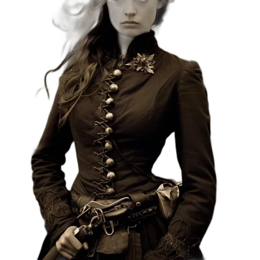 staff, face, jacket, crown, fantasy art, photorealistic, concept art, comic book art transparent PNG cut-out