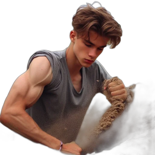 hair, weapon, animal, creature, photorealistic, fantasy art, oil painting, concept art transparent PNG cut-out