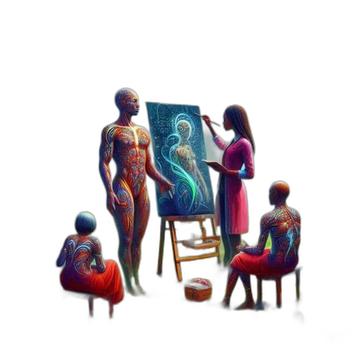 dress, robot, jewelry, furniture, oil painting, concept art, pixel art, fantasy art transparent PNG cut-out