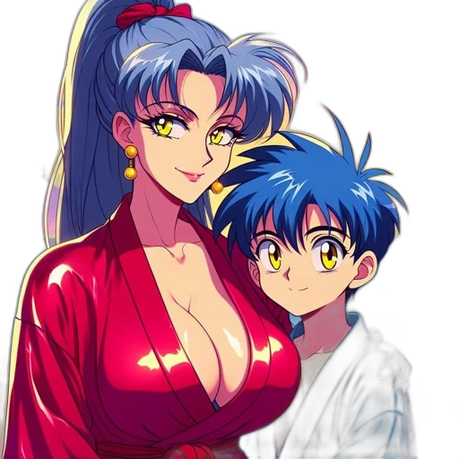 anime, pixel art, vaporwave, concept art, neon lights, fire, outer space, underwater transparent PNG cut-out
