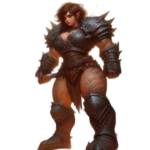 weapon, concept art, fantasy art, comic book art, photorealistic, massive, female, warrior transparent PNG cut-out