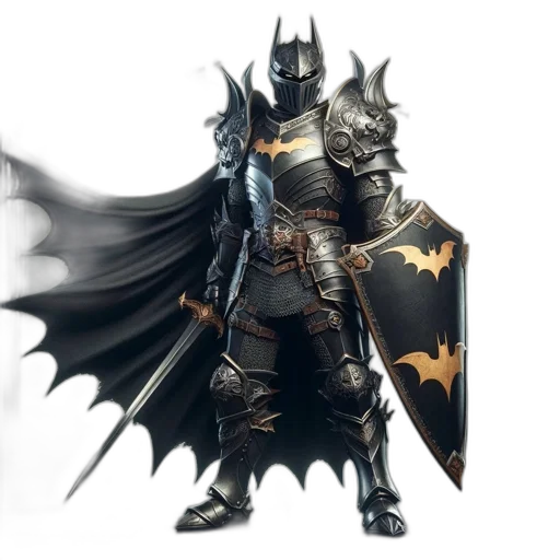 weapon, concept art, fantasy art, comic book art, 3d render, dark, monochrome, armored transparent PNG cut-out