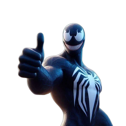 robot, animal, mask, creature, 3d render, concept art, comic book art, venom transparent PNG cut-out