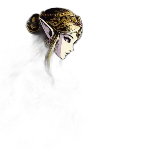 staff, crown, mask, face, fantasy art, concept art, pixel art, watercolor transparent PNG cut-out