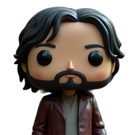 concept art, pop, vinyl, figure, walking, dead, glenn transparent PNG cut-out