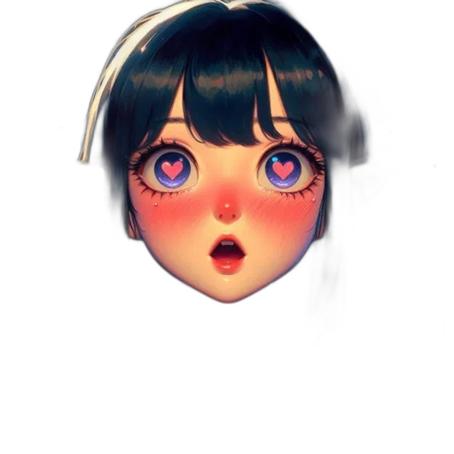 face, mask, creature, robot, anime, 3d render, cartoon, concept art transparent PNG cut-out