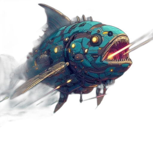 creature, dragon, weapon, mask, concept art, fantasy art, watercolor, 3d render transparent PNG cut-out