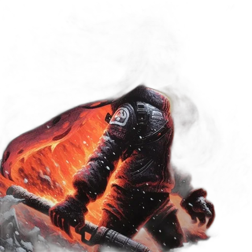 sword, weapon, jacket, mask, concept art, comic book art, fantasy art, photorealistic transparent PNG cut-out