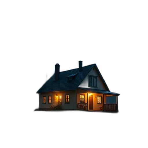 building, furniture, hat, pixel art, concept art, 3d render, photorealistic, night transparent PNG cut-out