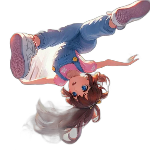 jacket, staff, hair, concept art, anime, watercolor, pixel art, outer space transparent PNG cut-out