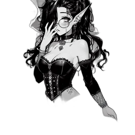 mask, crown, dress, staff, fantasy art, concept art, comic book art, cartoon transparent PNG cut-out