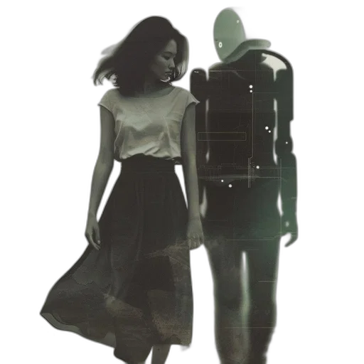 dress, jacket, concept art, 3d render, cyberpunk, photorealistic, outer space, dark transparent PNG cut-out