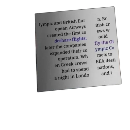 poster, text, about, olympic, british, airways, codeshare, flights transparent PNG cut-out